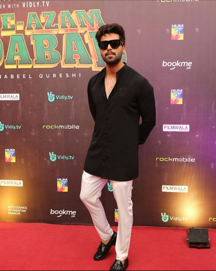 Black Coal Kurta Trouser.