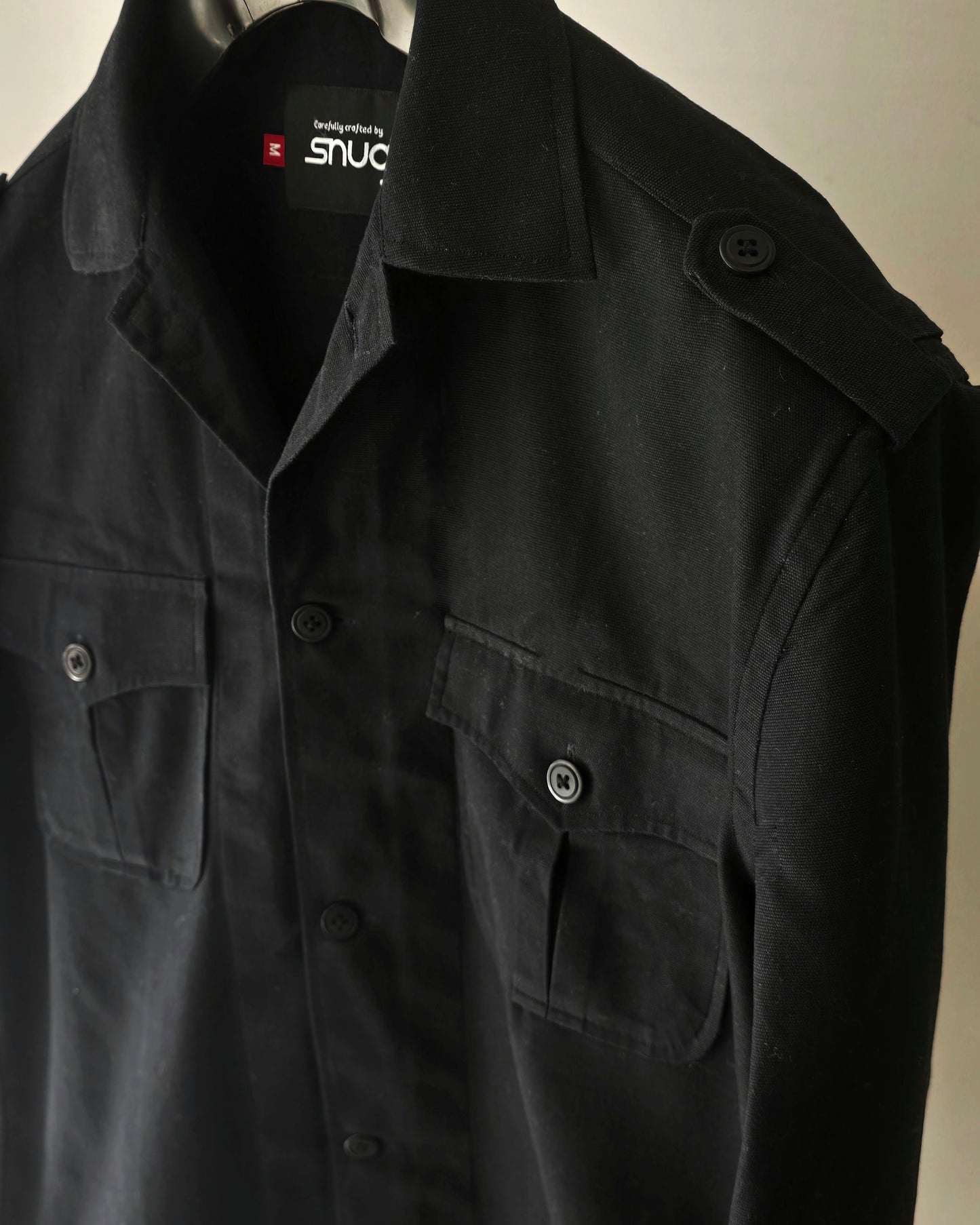 Black Safari Shirt.