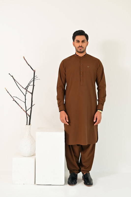 Brown Kurta Shalwar