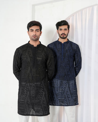 Embroidered Kurta Trouser by Snug.