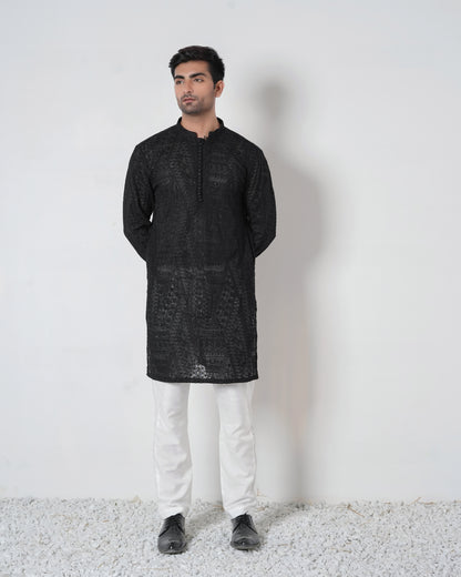 Embroidered Kurta Trouser by Snug.