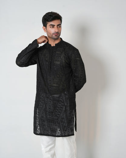 Embroidered Kurta Trouser by Snug.