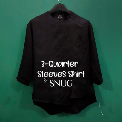 3 Quarter Sleeves Linen Shirt