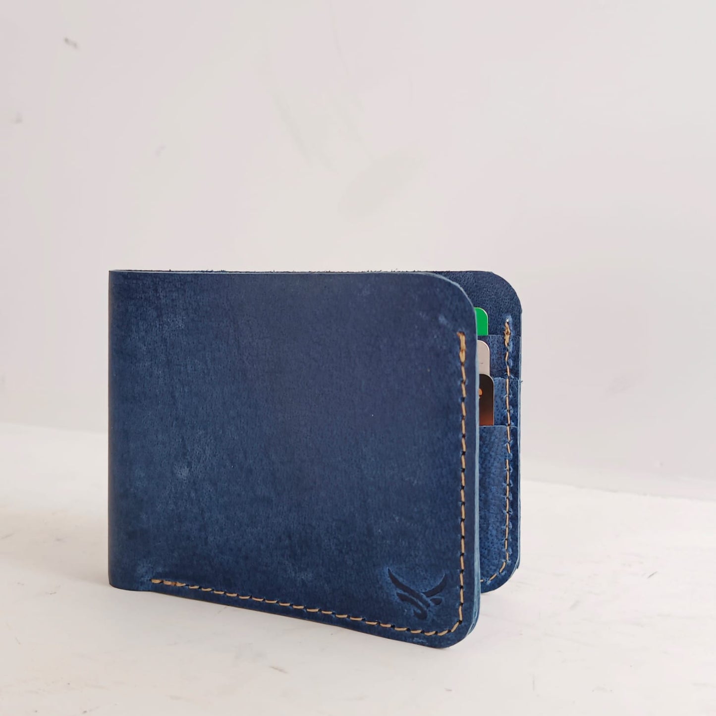 Blue Berry Cow leather Wallet