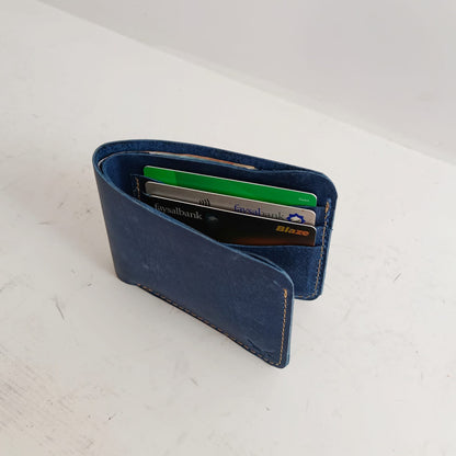 Blue Berry Cow leather Wallet