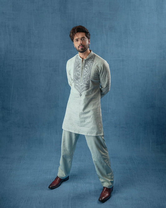 Fahad Mustafa's Trendy Pistachio Look