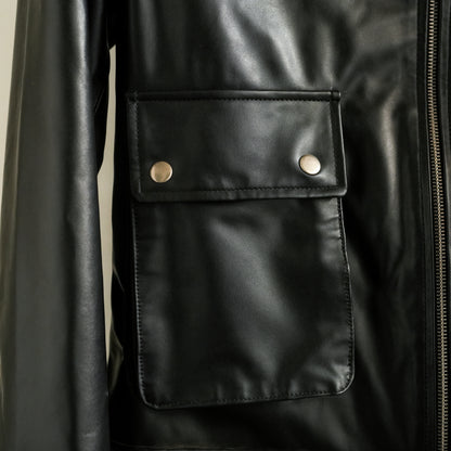 BLACK LEATHER JACKET