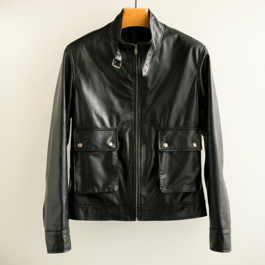 BLACK LEATHER JACKET
