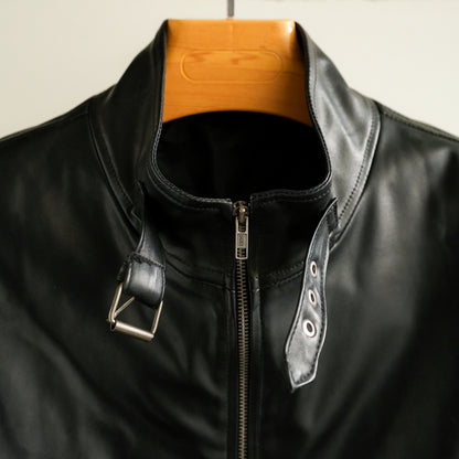 BLACK LEATHER JACKET