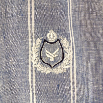 Faded Blue Embroidery Shirt