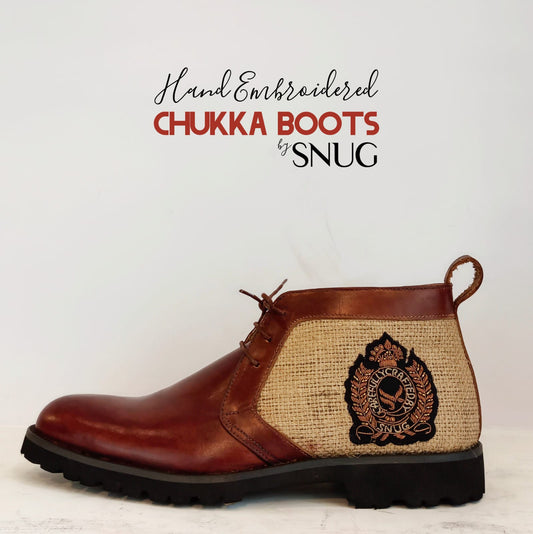 Embroidered Chukka Boot