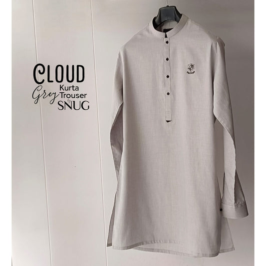 Cloud Grey K-Trouser with Nest Waistcoat.