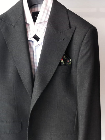 Charcoal Grey Suiting.