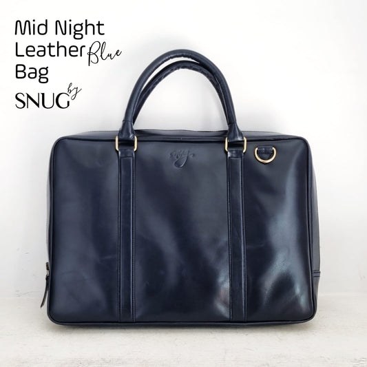 Midnight Blue Leather Bag