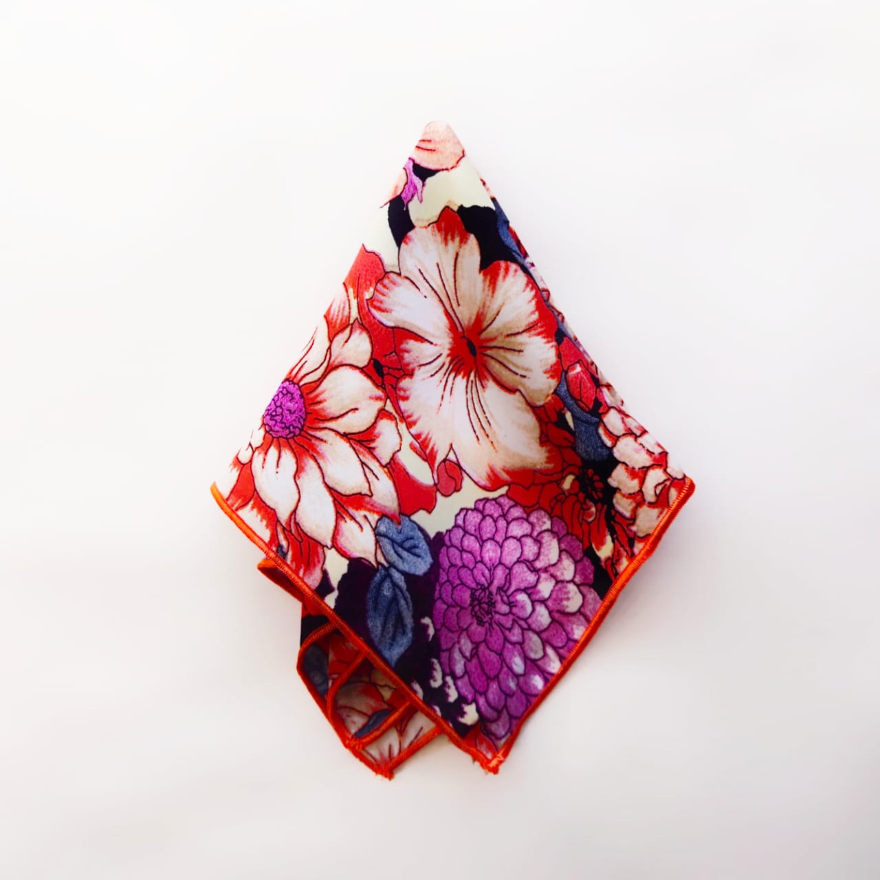 Digitally Printed Silk Pocket Square By Snug