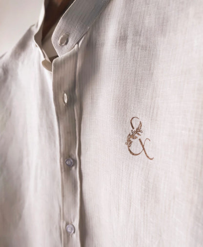& Series Beige Linen Shirt